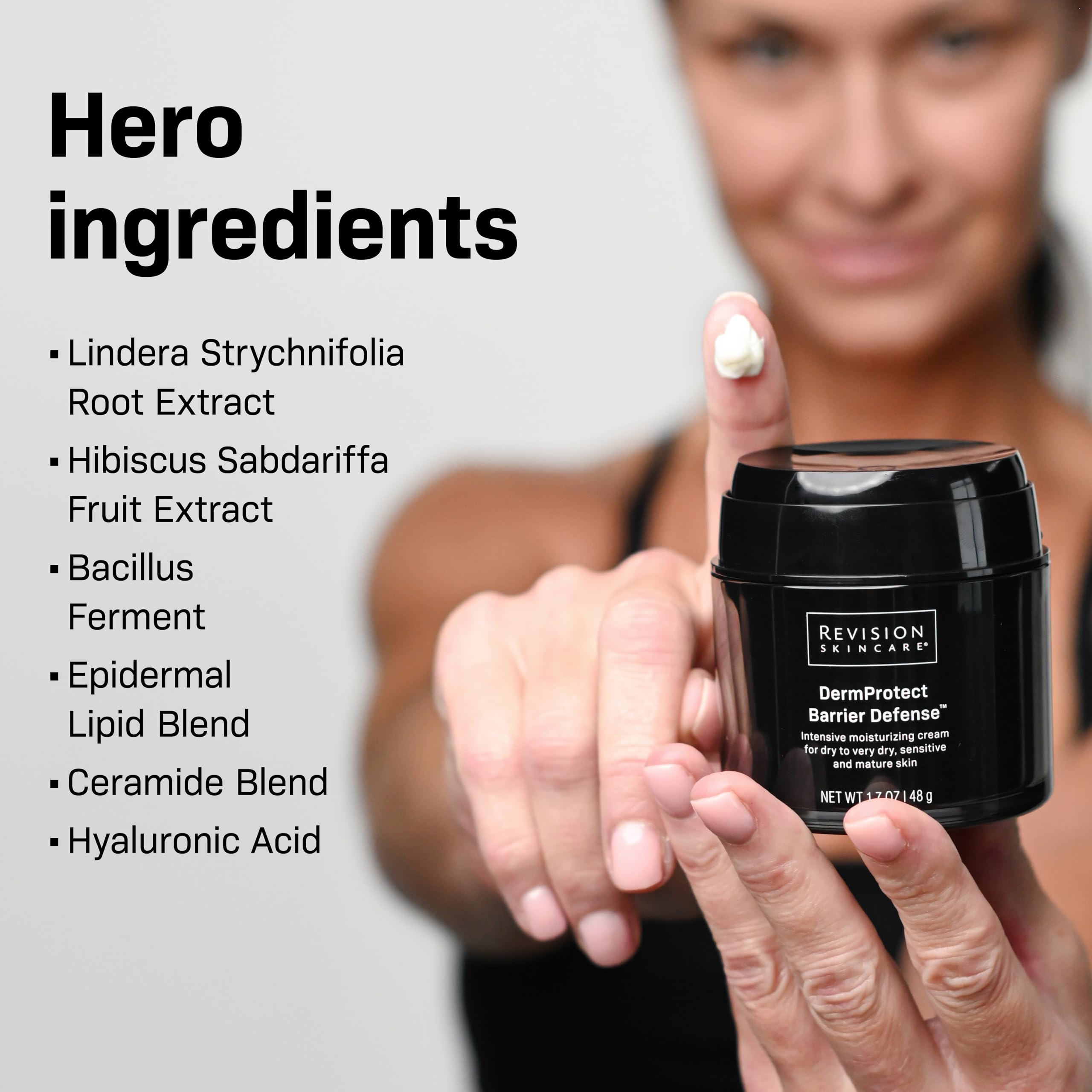 Revision Skincare DermProtect Barrier Defense™, Intensive Moisturizer for Dry, Sensitive, and Mature Skin, Hydrates and Strengthens Skin Barrier