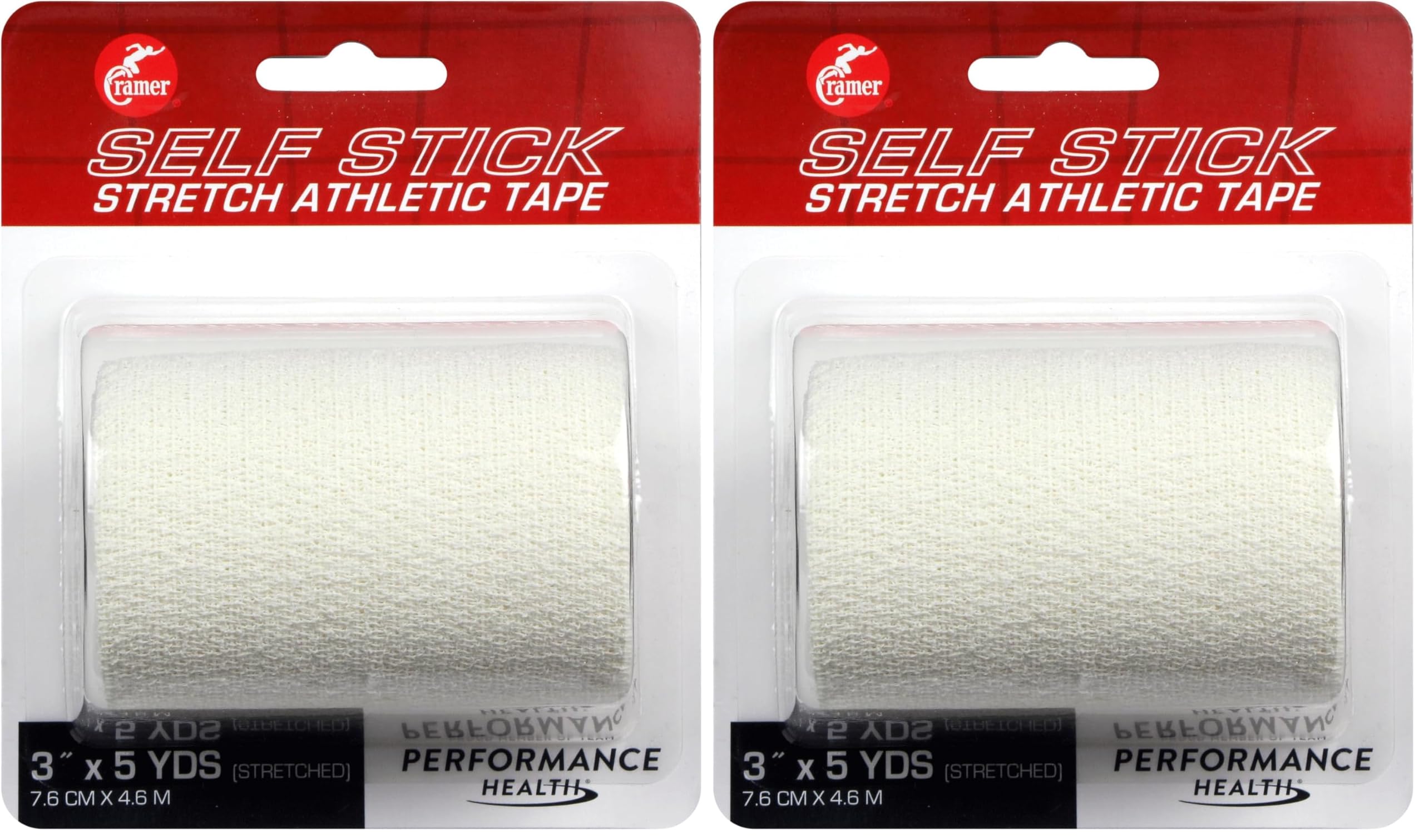 Cramer Eco-Flex Self-Stick Stretch Tape Cohesive Tape Flexible Elastic Sports Tape Athletic Training Room Supplies Easy Tear Self-Adherent