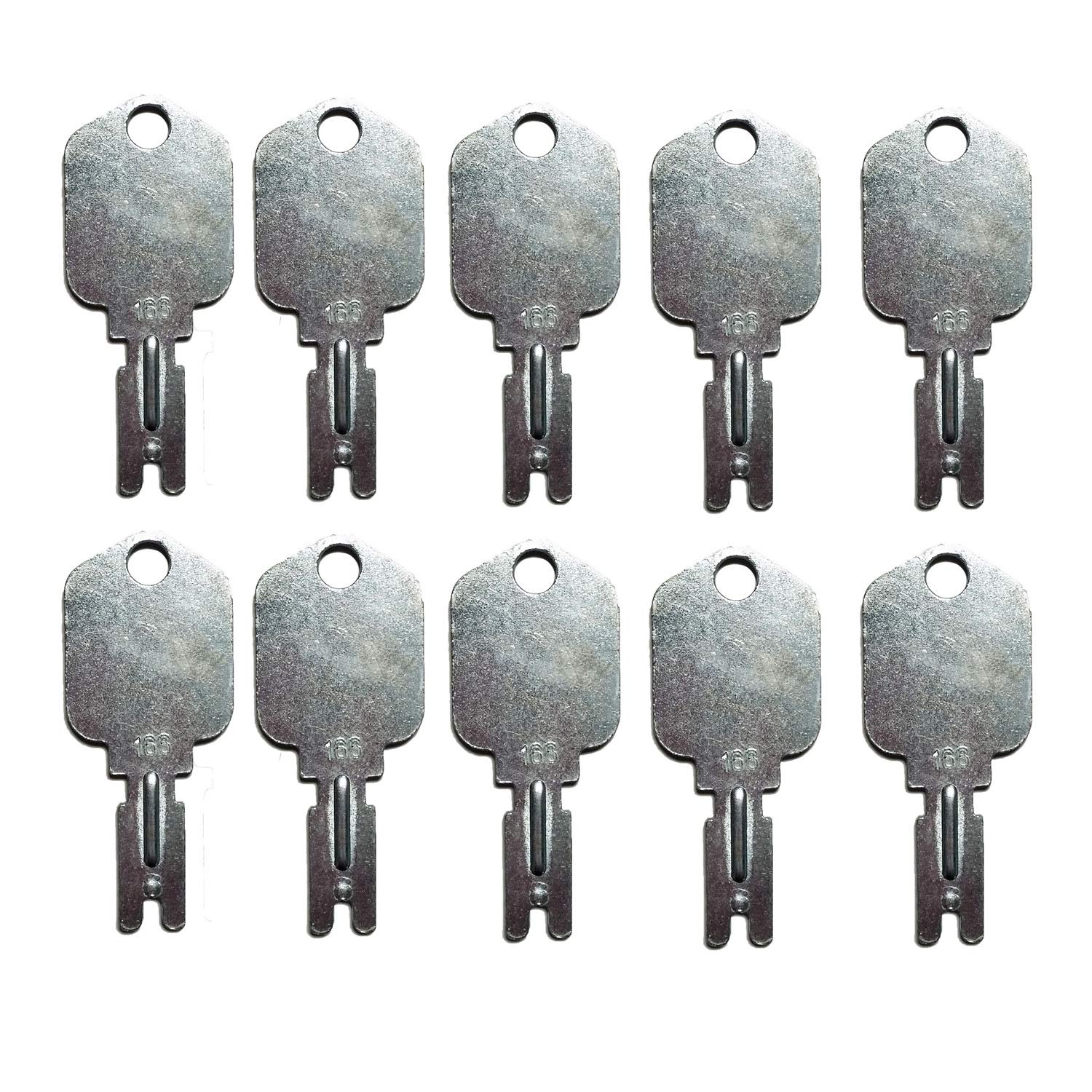 10 Forklift Ignition Keys for Clark Crown Gradall Gehl Hyster Komatsu