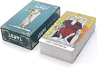 Vista 4 de MagicSeer Tarjetas de tarot, 78 piezas de baraja grande duradera sin bordes para principiantes y expertos, tinta premium e impresión precisa, bolsa