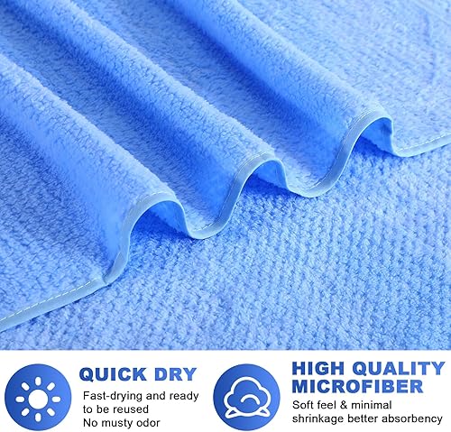 Miniatura 7 de Newwiee 20 toallas de baño grandes a granel de 55 x 28 pulgadas, toallas de baño extra absorbentes, toallas de playa, toallas de baño de secado