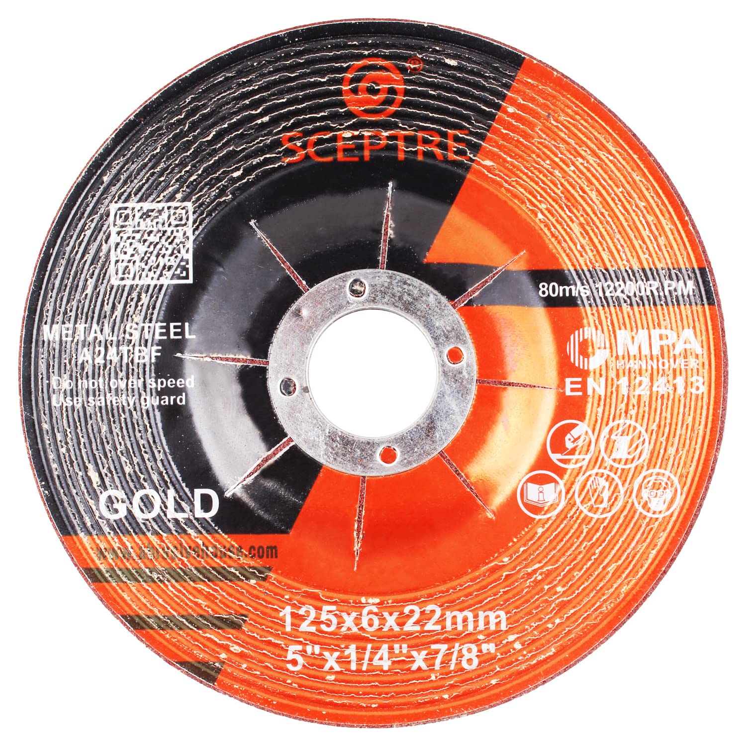 SCEPTRE 5 inch Grinding Wheel Metal Steel Easy Polishing Grinding & Cutting for Angle Grinders 5 Pcs (125 X 6 X 22 mm) (B09YTZDBKJ) Amazon Price History, Amazon Price Tracker