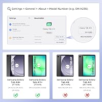 EasyAcc Samsung Galaxy Tab A11+ A9+ 11" Tok Sötétkék PU Bőr Állvánnyal - Galaxy Tab A11+ 11 Zoll, darkblue 2