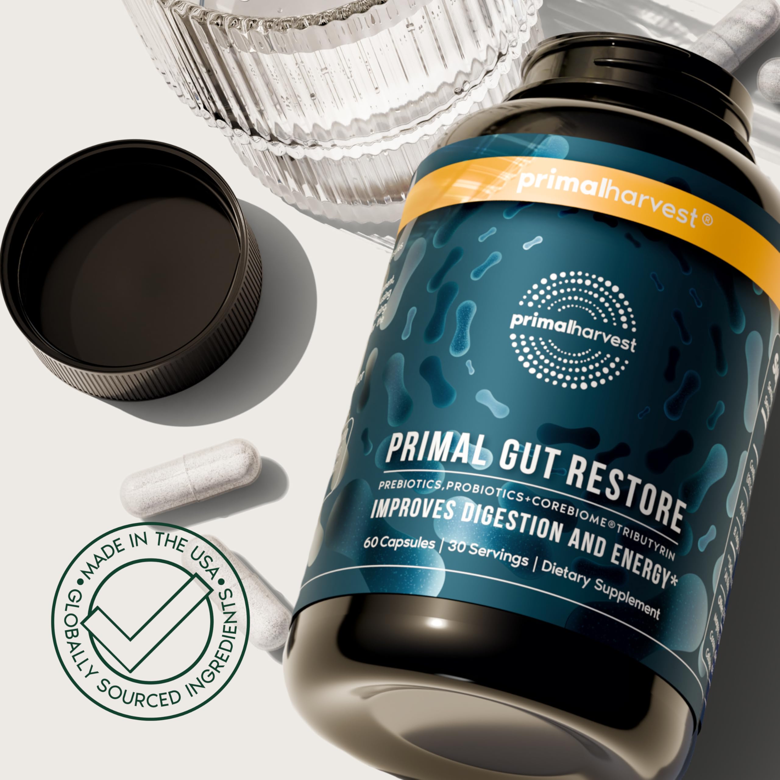 Primal Harvest Gut Restore - Daily Supplement, Gluten & Dairy Free, Vegan — Amazon image 7