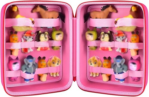 Miniatura 8 de PAIYULE Funda compatible con figuras de Tonies de personaje de reproducción de audio, soporte de almacenamiento de figuras para personajes de
