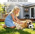 Noorio Security Cameras Wireless Outdoor 4MP Battery Powered Camera Surveillance Exterieur for Home, 600lm Spotlight Color Night Vision, 2-Way Audio, IP66, 16GB Local Storage, 2.4G WiFi, B310