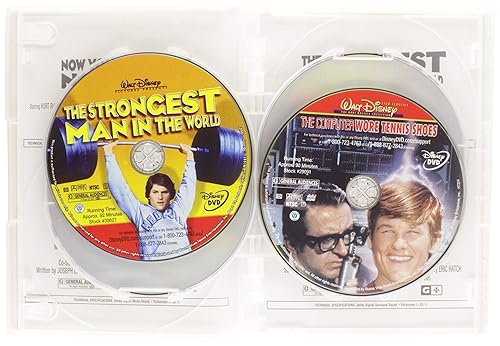 Miniatura 4 de Disney 4-Movie Collection Kurt Russell (Strongest Man in World Computer Wore Tennis Shoes Horse in the Grey Flanel Now You See Him)