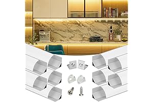 10Pack 6.6FT/2Meter V-Shape LED Channel System with Milky White Cover