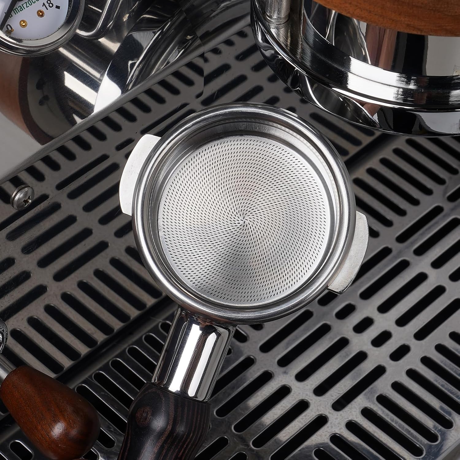 IKAPE 58mm Espresso Filter Basket, 20g High Precision Extraction Portafilter Basket, Fits for 58mm Coffee Machines(Matrices)