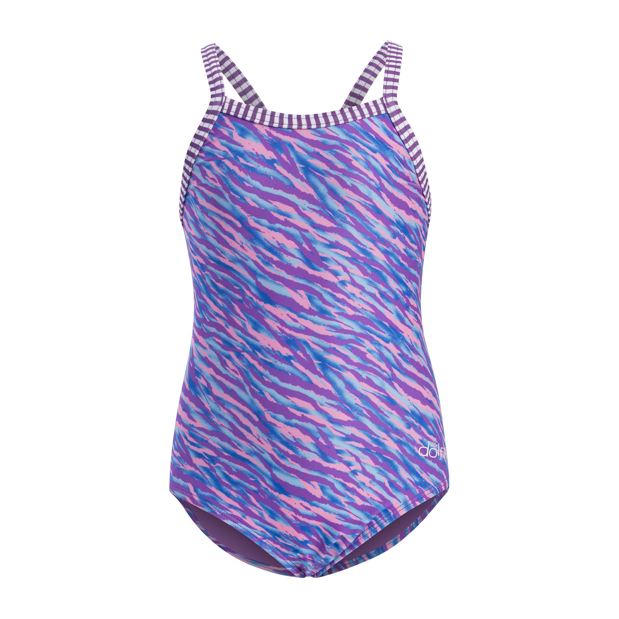 Dolfin Little Girls One Piece Swimsuit for Little Girls and Toddlers