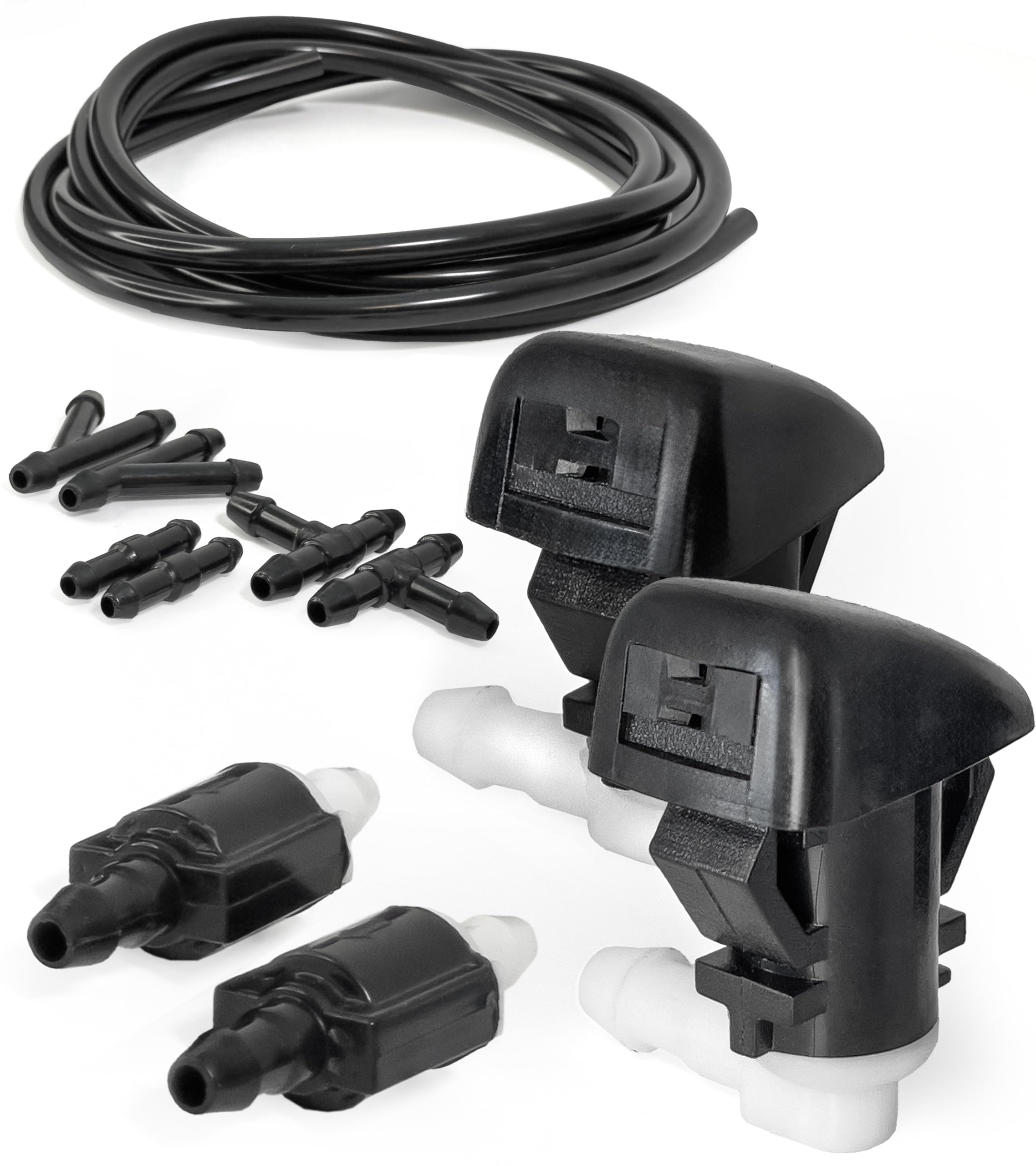 Click&Fit Repair kit Windshield Washer Nozzles compatible with Dodge Dart 2012-2016, Chrysler 200 2015-2017, Chevy Colorado 2015-2022, GMC Canyon –