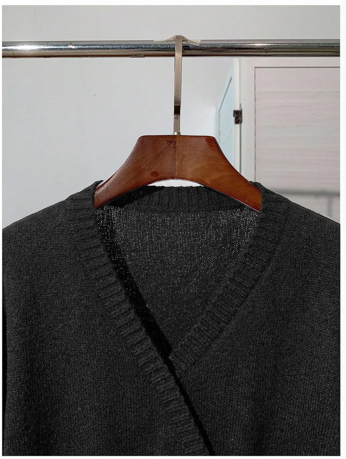 Verdusa Women's Old Money Wrap Sweater Asymmetrical Cinched Waist Belted Comfy Cardigan - Image 4