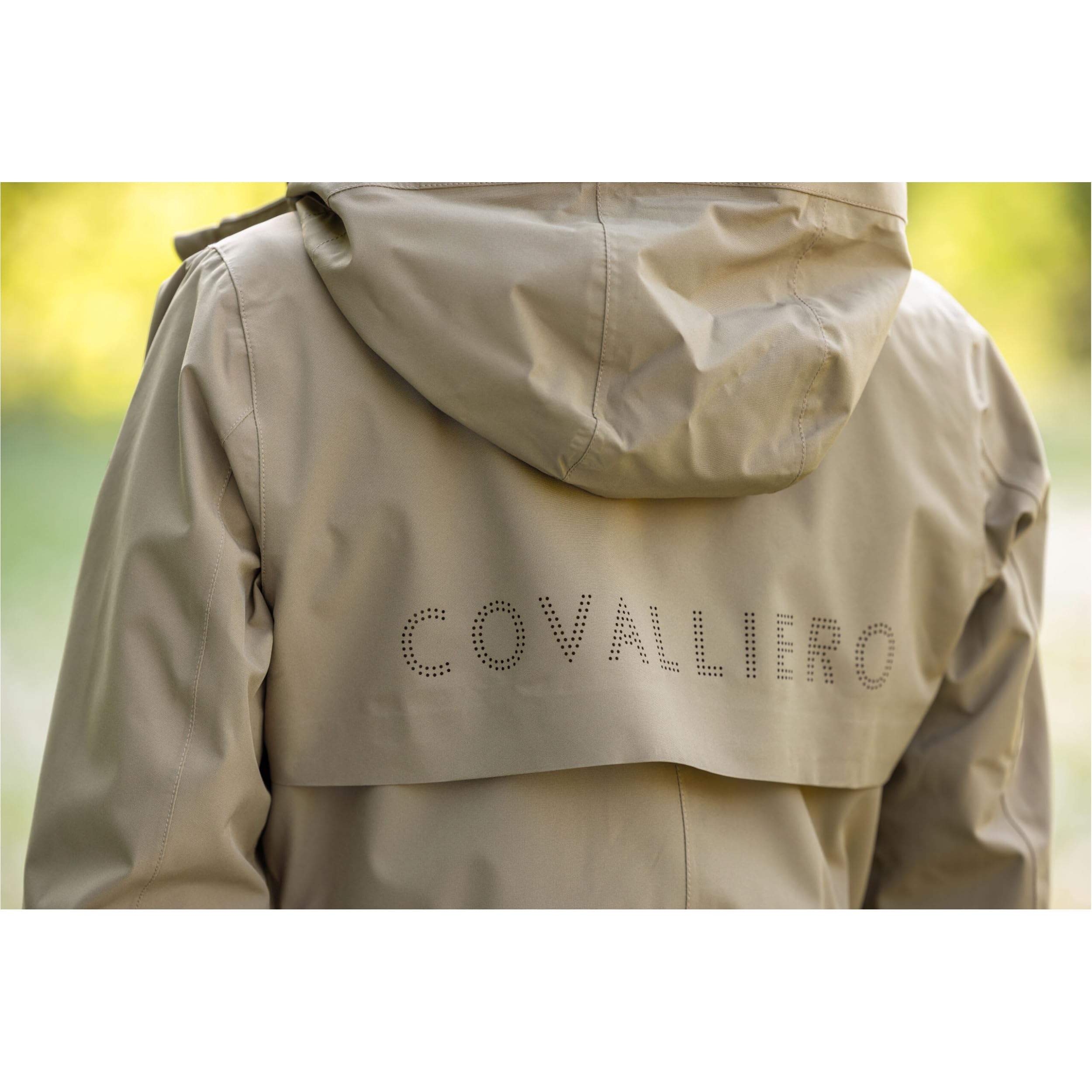 Covalliero - Damen Regenmantel FS26 – extra lange Regenjacke mit Reitschlitz – wasserdicht, windabweisend & mit Lotuseffekt – Wandern & Reiten – Regenponcho in vielen Farben – Gr. XS-XXL
