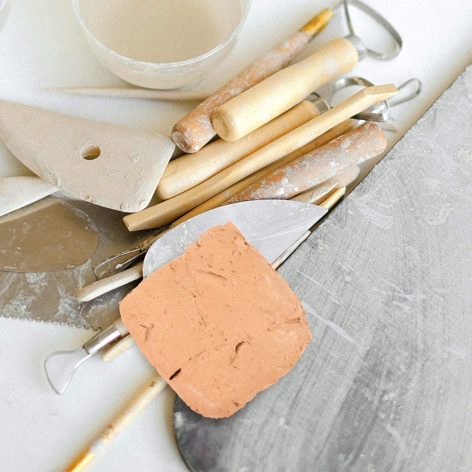 VALICLUD 6 Pezzi Argilla da Modellare Diy, Clay For Diy, Beige, Abs, 200g per Sacchetto, Texture Fine e Compatta, Facile da Modellare, per Crafting e Principianti di Modellazione