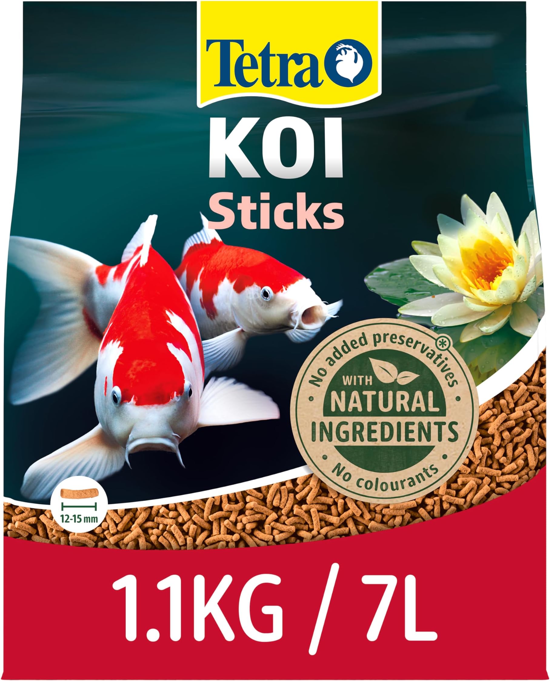 Koi Pond Fish Food Sticks 1.1kg - biologically balanced for koi fish