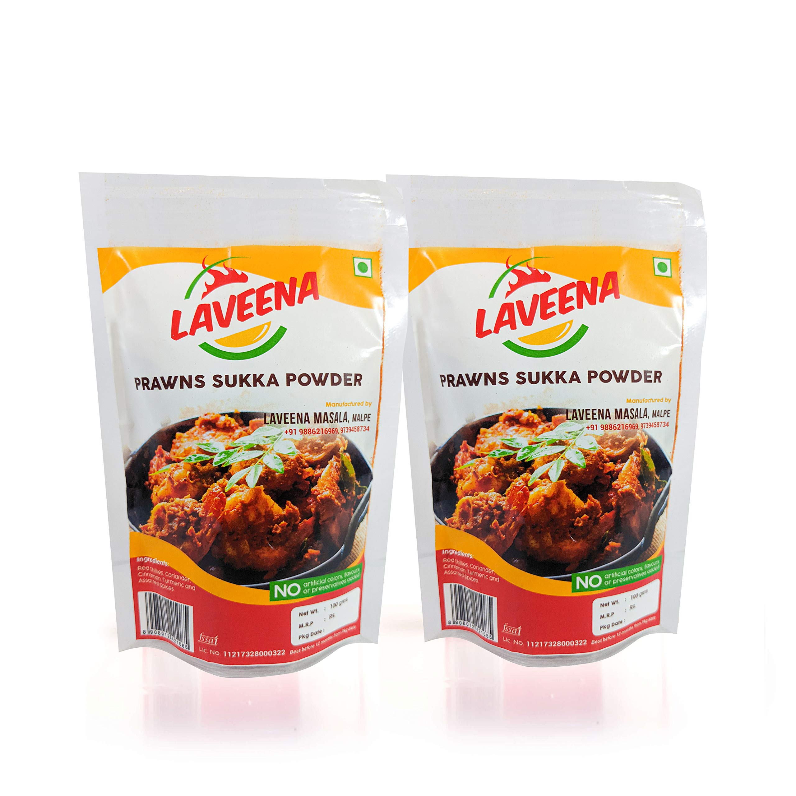 Laveena Masala Prawns Sukka Masala Pack of 2 (100gms Each) (B08577Z2TF) Amazon Price History, Amazon Price Tracker