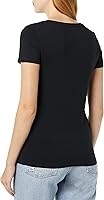 Vista 3 de Tienda Essentials Camiseta de manga corta con cuello en V para mujer, multipacks