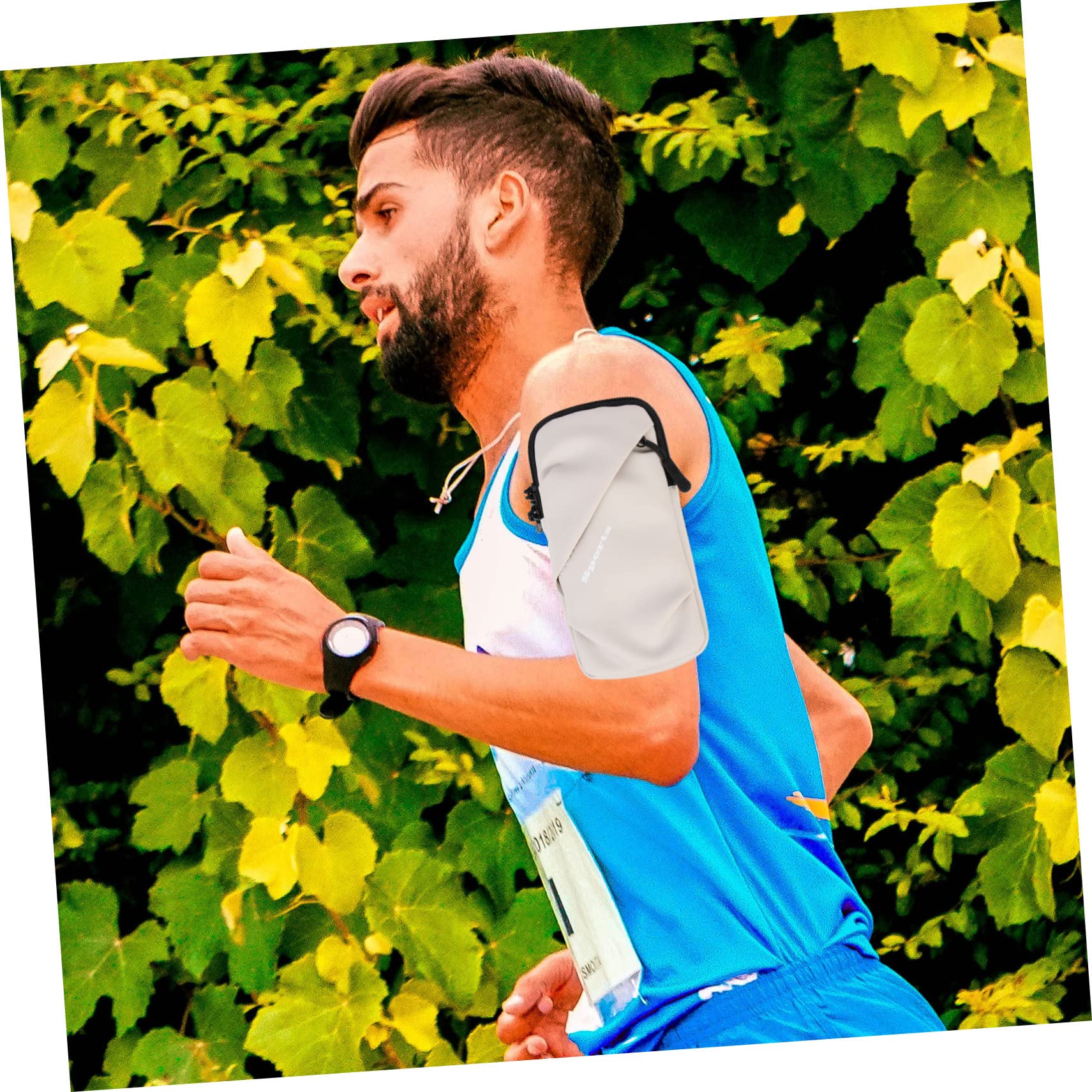 Uonlytech 3stücke Sport Handyarmband wasserdichte Handytasche Für Joggen Verstellbare Armhalterung Für Smartphones Leichte Und Praktische Armtasche Für Sportler Passend Für Handys