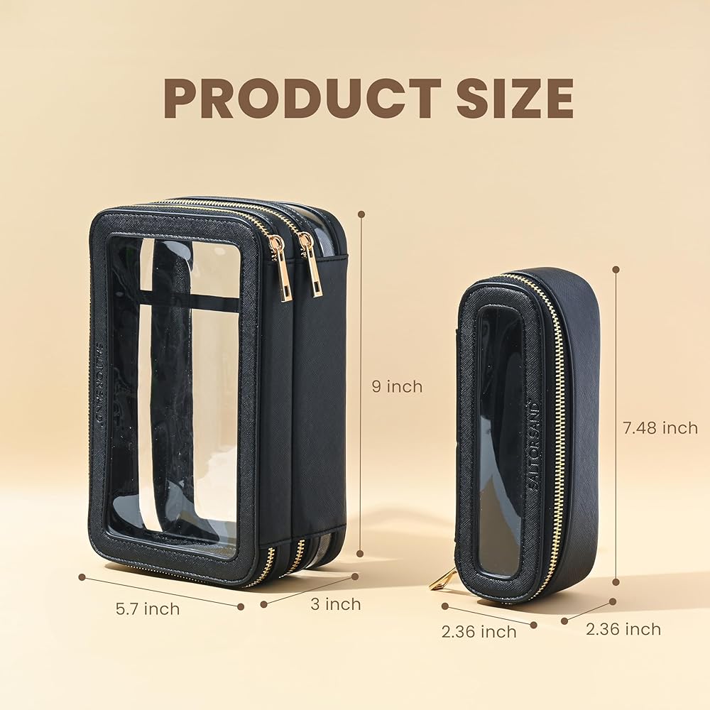 【新品】BRIEFING OUTDOOR COSMETICS POUCH SET Amazon.com: Clear Cosmetic Bag Set – TSA Approved 2‑in‑1
