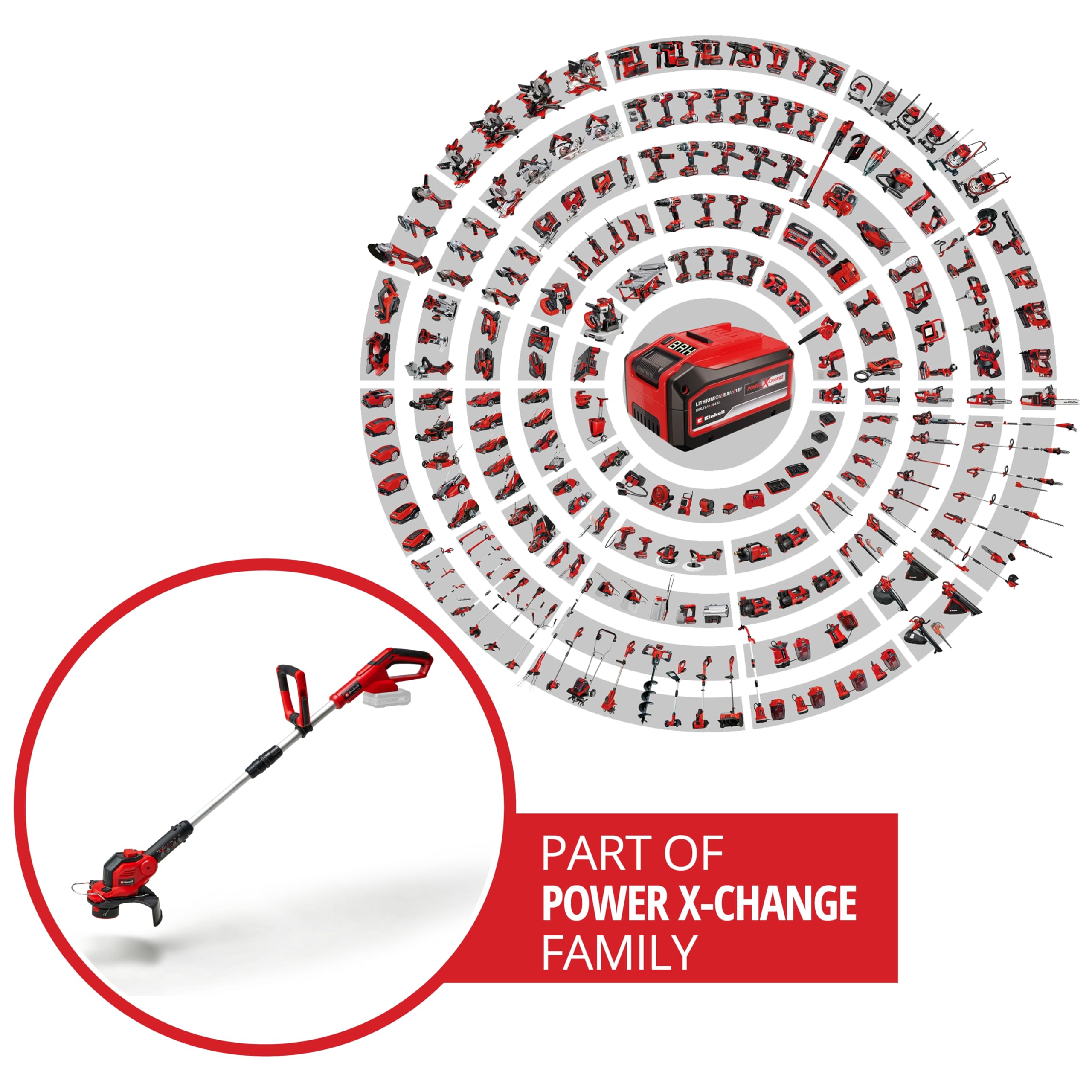Einhell GE-CT 18/28 Li Solo Coupe-Bordures sans Fil 18V 28cm Power X-Change