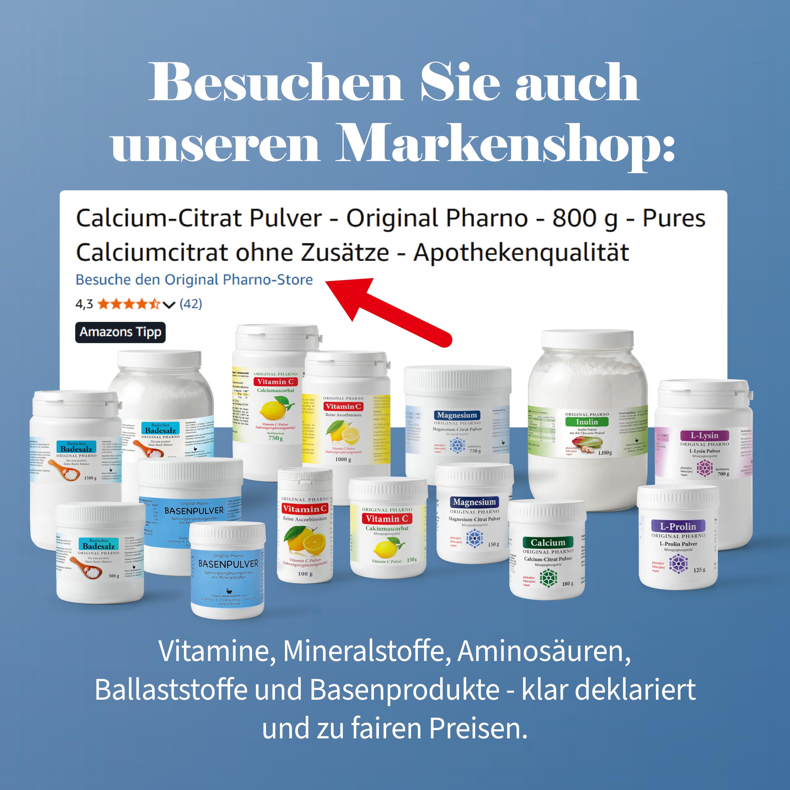 Basisches Badesalz - Original Pharno - 2.500g