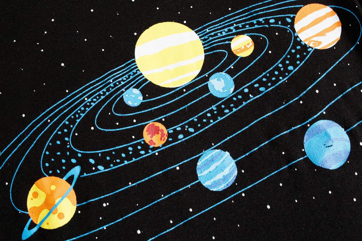 Little Boys Pajamas for Toddler Clothes Set Planet Train Sleepwear Long Sleeve 100% Cotton 2 Piece Kids Pjs Size 1-10 Years - Image 5