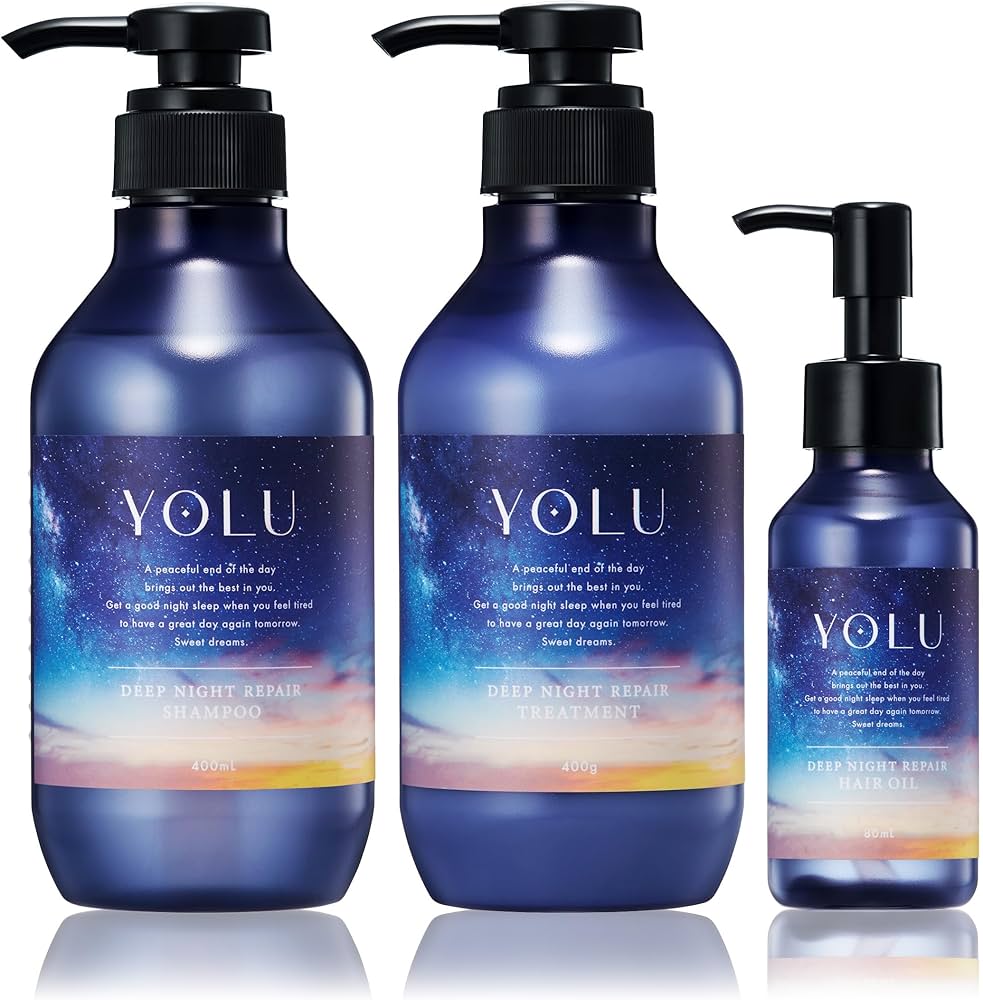 Amazon | YOLU ヨル | シャンプー トリートメント ヘアオイル 3点