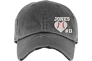 Personalized Embroidered Baseball Cap or Ponytail Hat