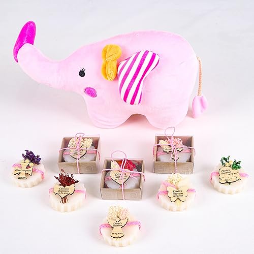 Miniatura 7 de Pack of 10-15-25-35-50-100 Personalized Handmade Soap Baptism Gifts for Girls, Vegan Soap Christening Favor, Baby Shower Favor, Baptism Favors for