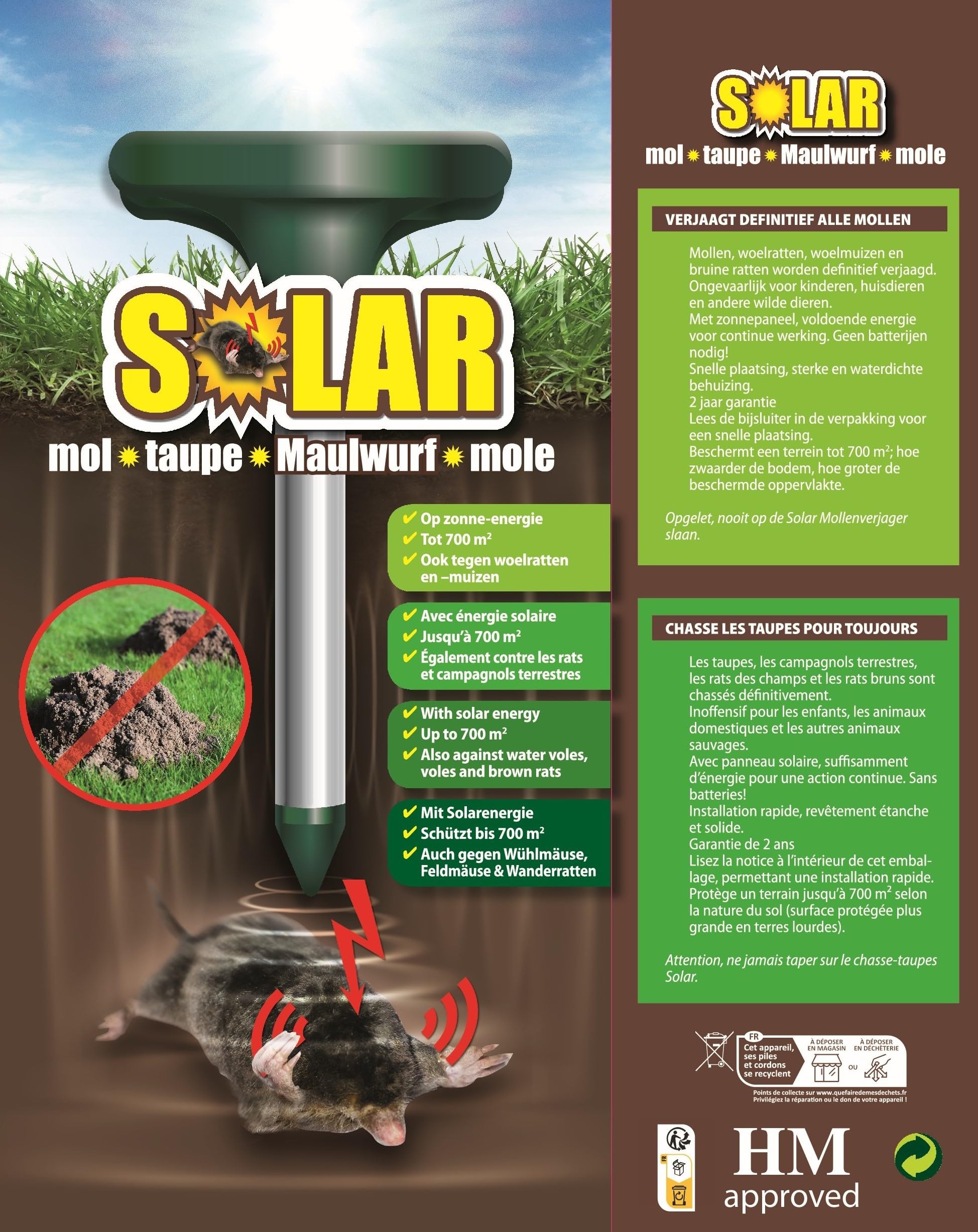 BSI Solar Talpa Repellente