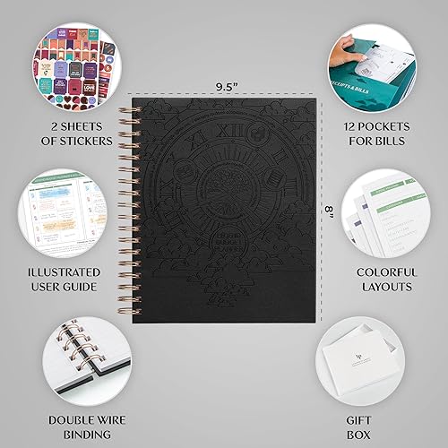 Miniatura 18 de Legend Budget Planner & Monthly Bill Organizer with Pockets – Home Finance & Expense Tracker – Notebook for Household Budgeting (Periwinkle)