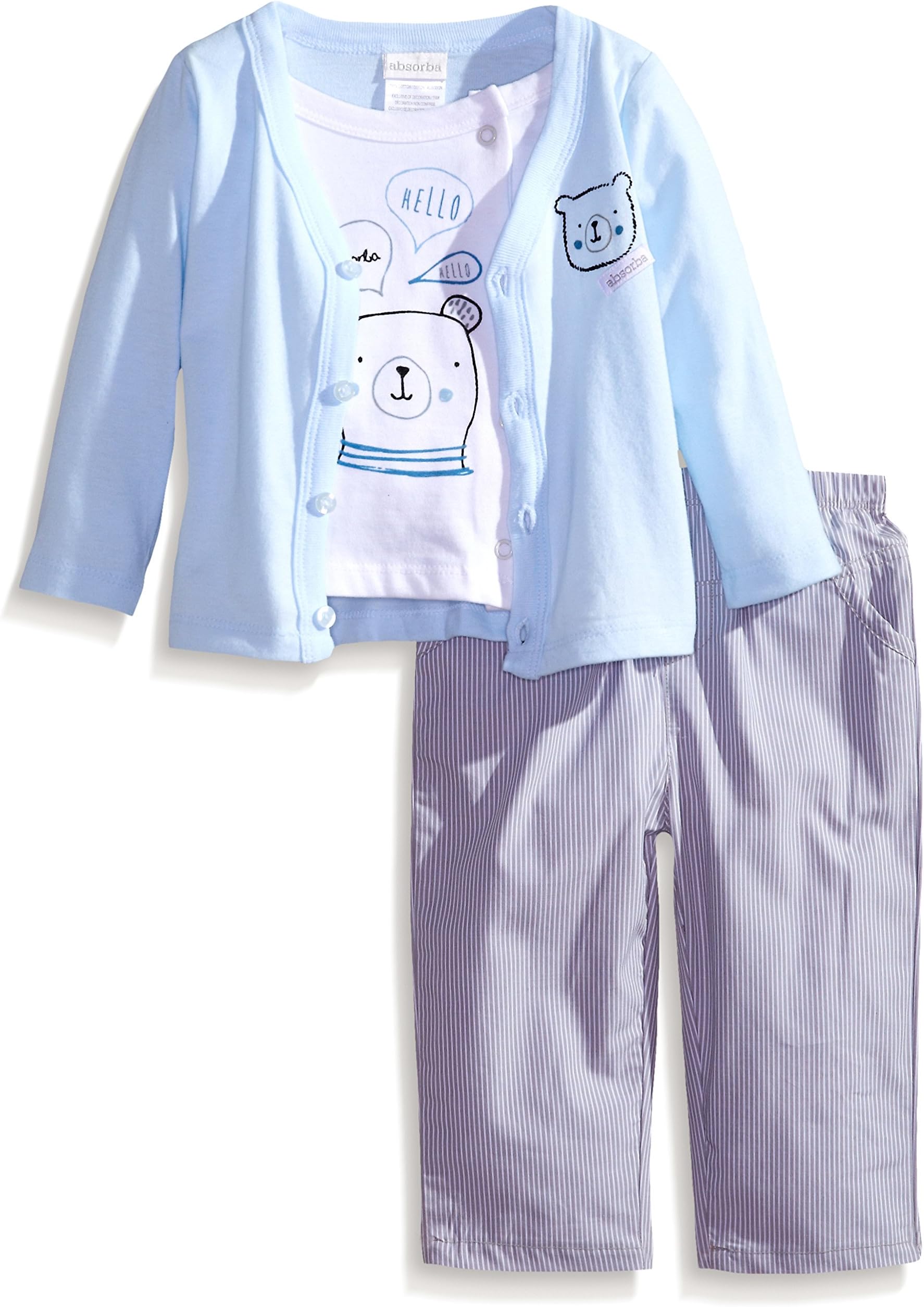 ABSORBA Baby-Boys Newborn Absobra Love Jacket Set