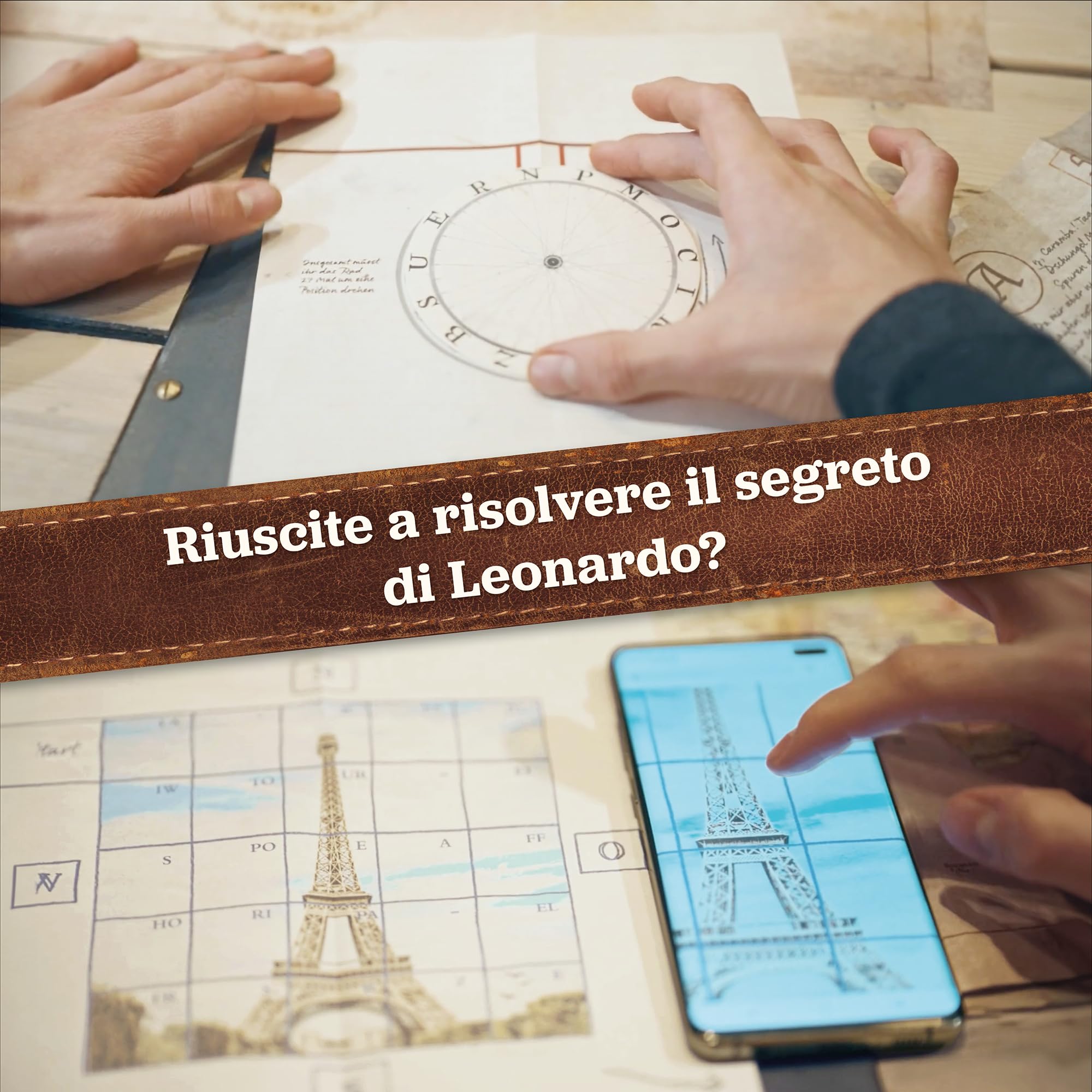 Hidden Games - Calendario dell'Avvento con puzzle - Il Giro del Mondo del Professor Leonardo - Un gioco di enigmi in 24 buste misteriose