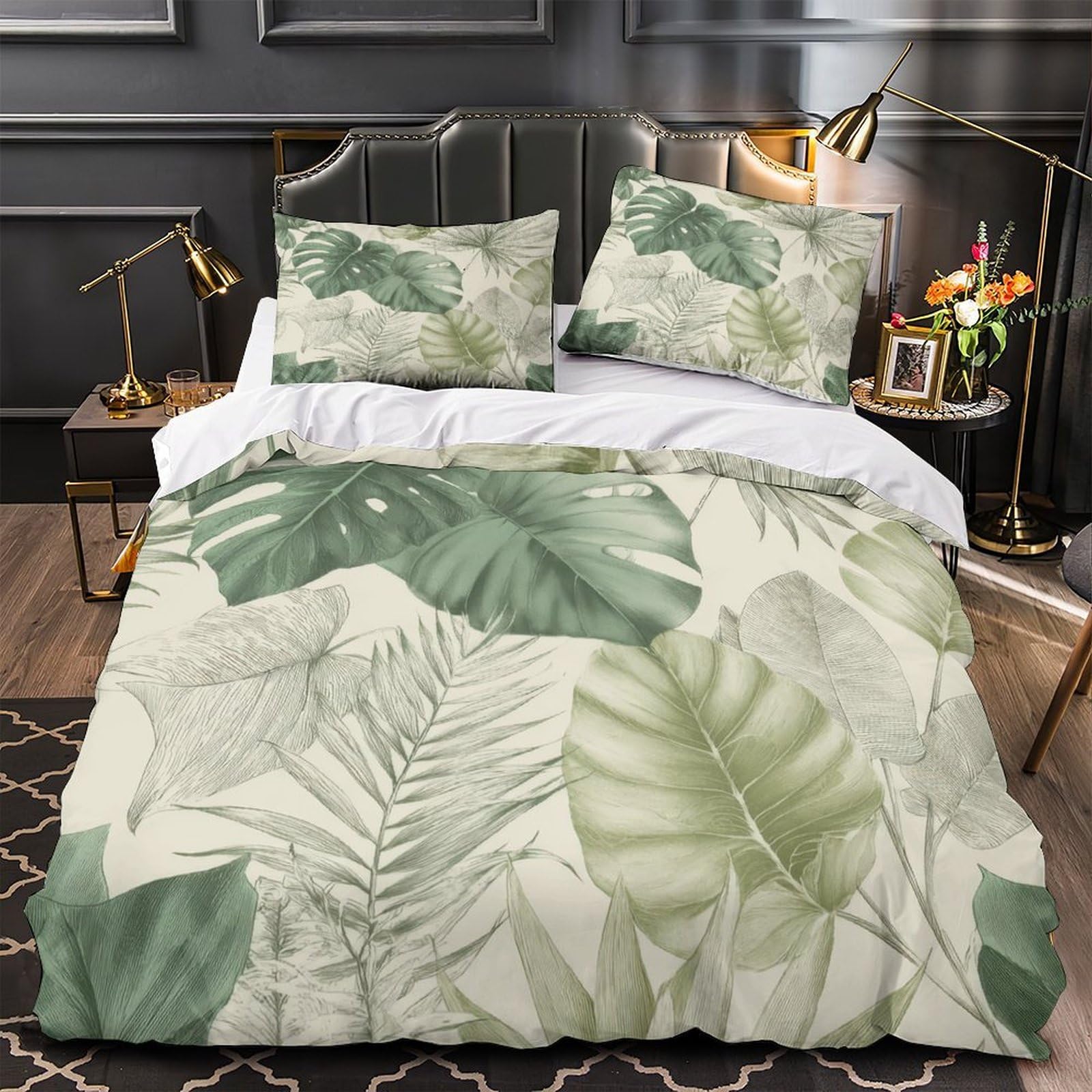 Housse de couette microfibre de qualité supérieure au motif 3D durable