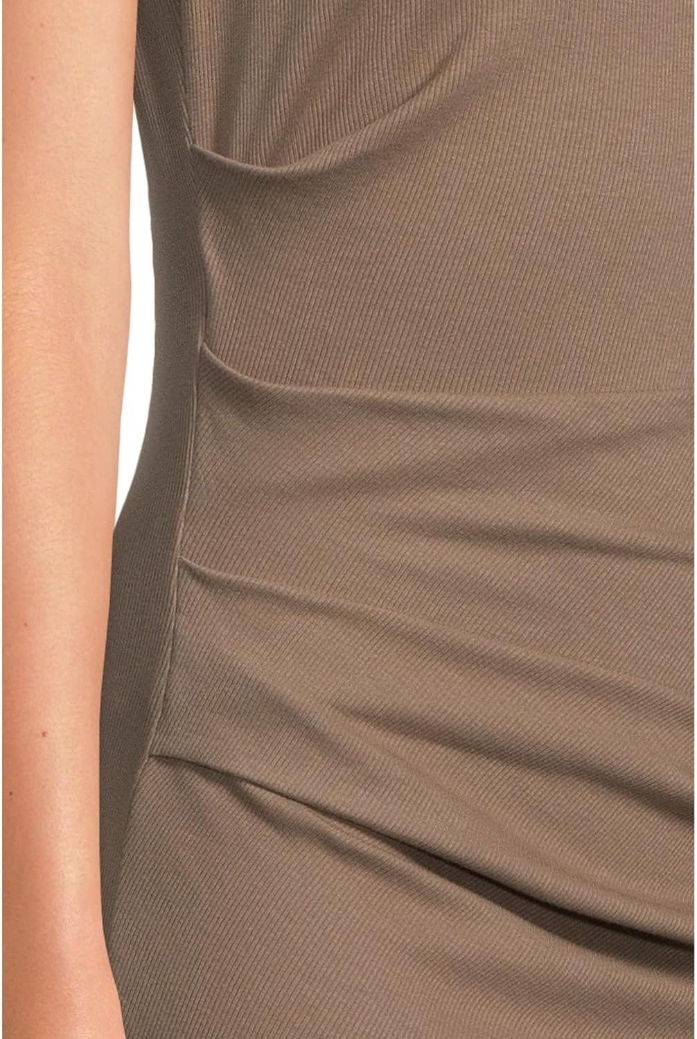 Michael Stars Womens Reign Knife Neck Midi Pleated Dress - Image 4