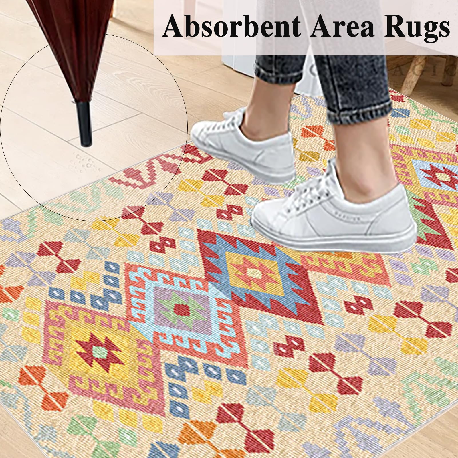 Tappeto Corridoio Lungo Tappeto Cucina Lavabile Tappeti Runner Passatoia Corridoio Antiscivolo Tappetini da Cucina 40 x 200 cm Tappetino per Pavimenti in Moquette Tappeto per Ingresso Lavanderia