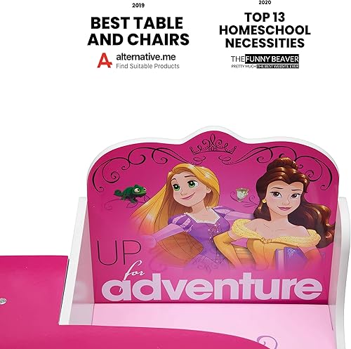 Miniatura 24 de Delta Children - Escritorio con silla y compartimento de almacenamiento, diseño princesas de Disney Rosado,Disney Frozen II,Princess