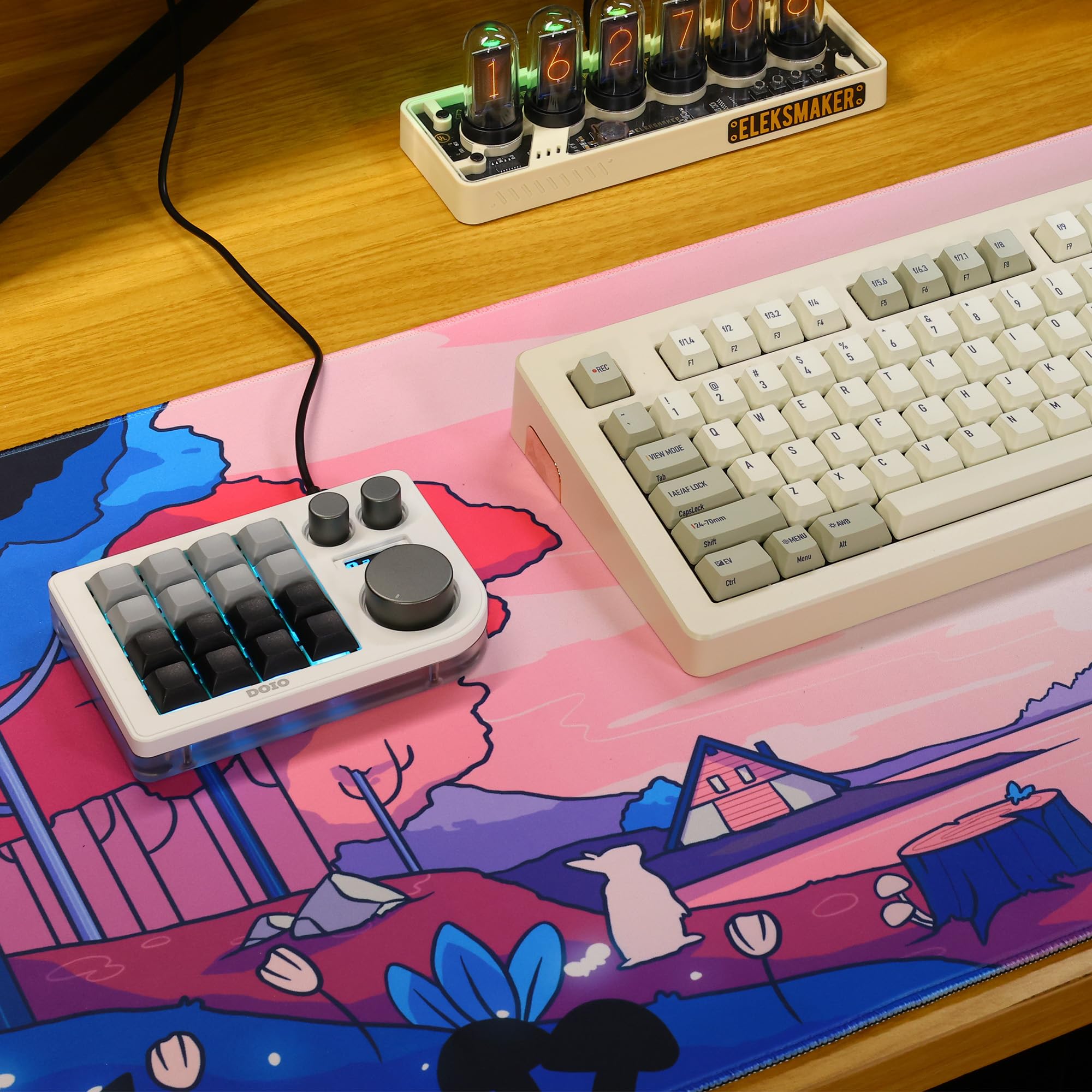 Amazon | KB16 マクロメカニカルキーボードアルミニウム製/片手