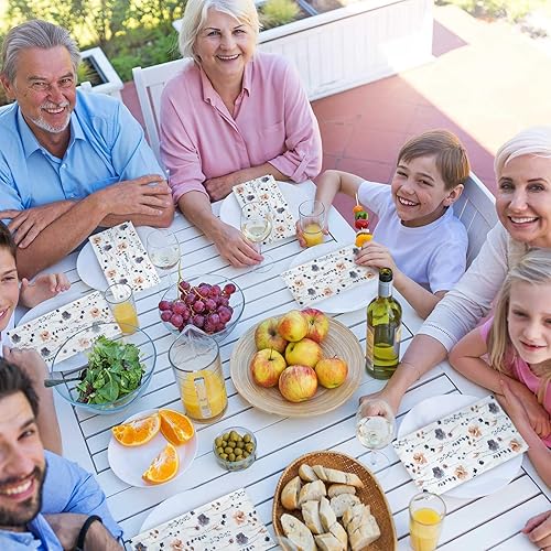 Miniatura 4 de 200 toallas de mano de papel para baño, servilletas de primavera para invitados, toallas de papel para baño, toallas de papel florales de primavera,