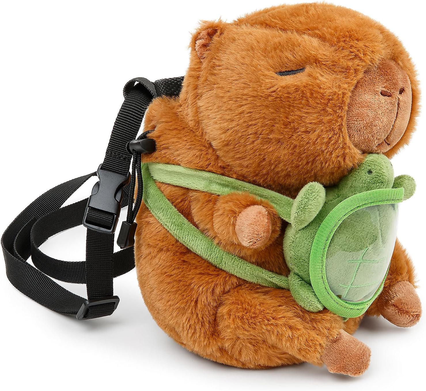 Capybara Rock Climbing Chalk Bag, Fun Animal Plush Chalk Bag for for Indoor & Outdoor Climbing for Climbers