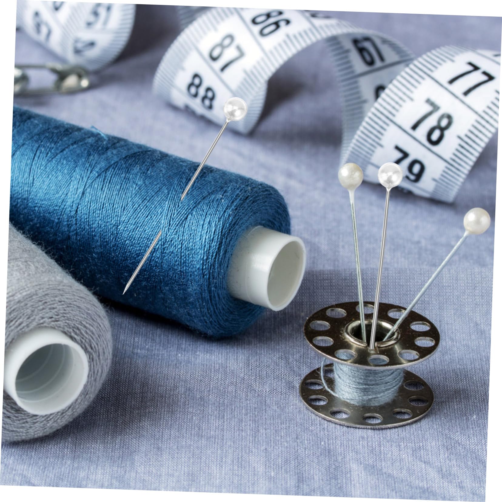 Metal Resistentes a Altas Temperaturas 100 Alfileres para Coser con Cabeza Perlada para Manualidades DIY y Decoración