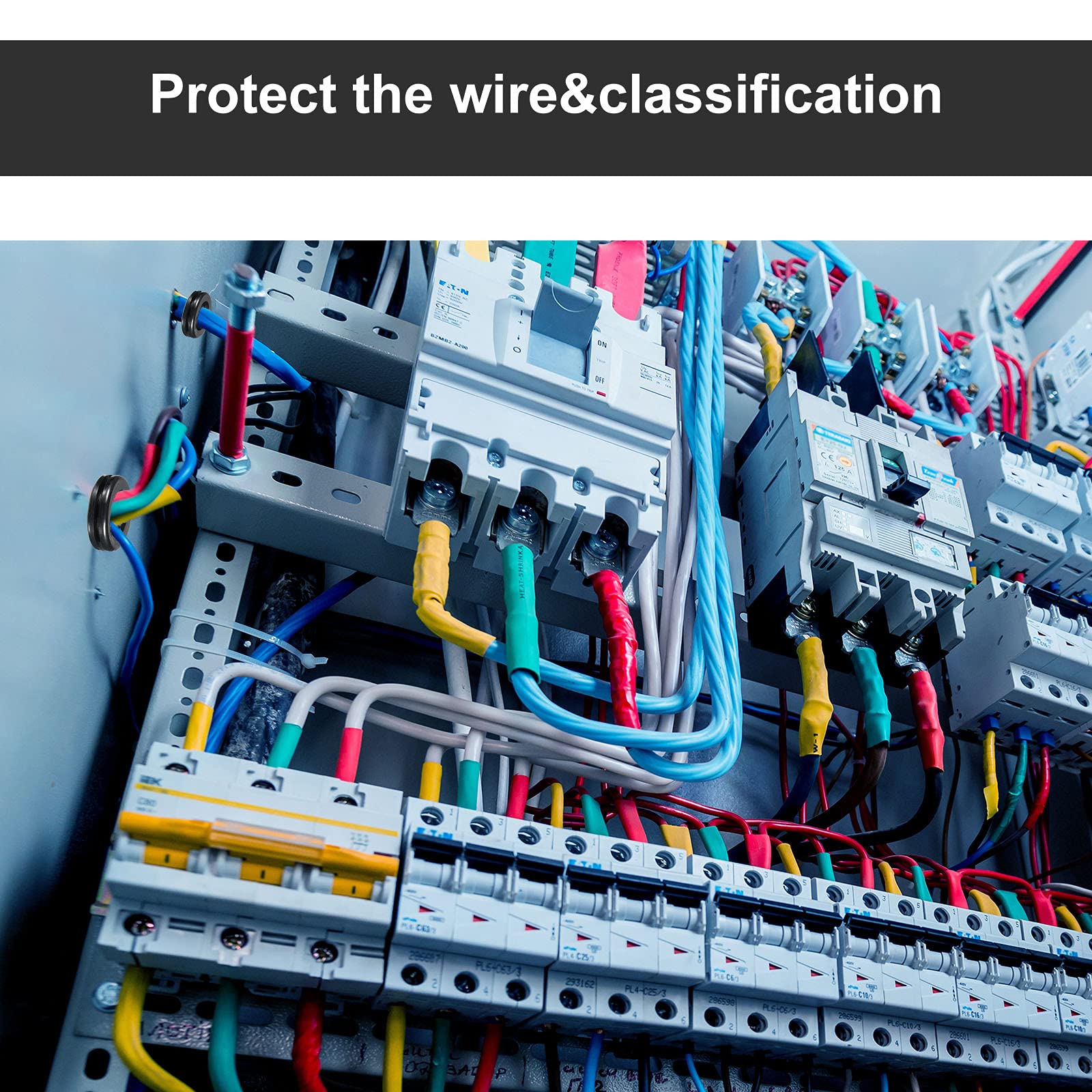 Swpeet 140-teiliges Gummidichtungssortiment - 8 Größen, Schwarz, Für Kabeldurchführungen