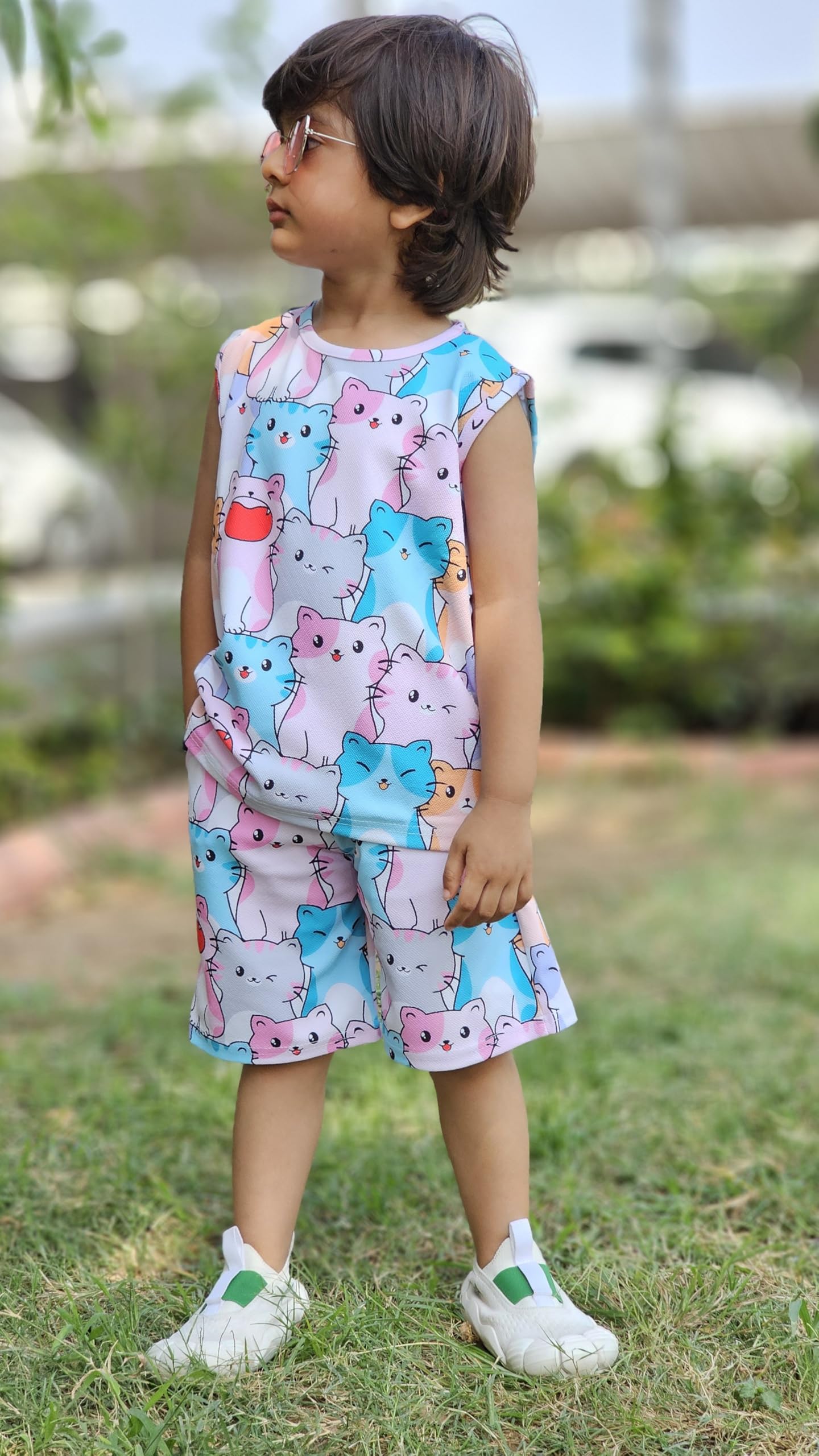 EMBLIKA Baby Kids Trending Co-ord Set || Kids Sleevless Tshirt-short || Kids Summer Wear || Available In Casual Westurn Wear. 2