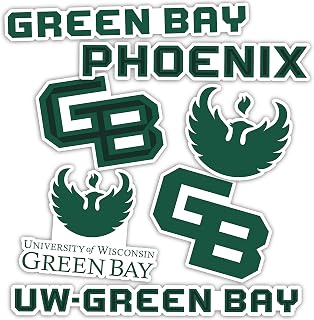 Desert Cactus University of Wisconsin-Green Bay Sticker UWGB Phoenix Vinyl Decals Laptop Water Bottle Car Scrapbook Sheet T2 (Type 2)