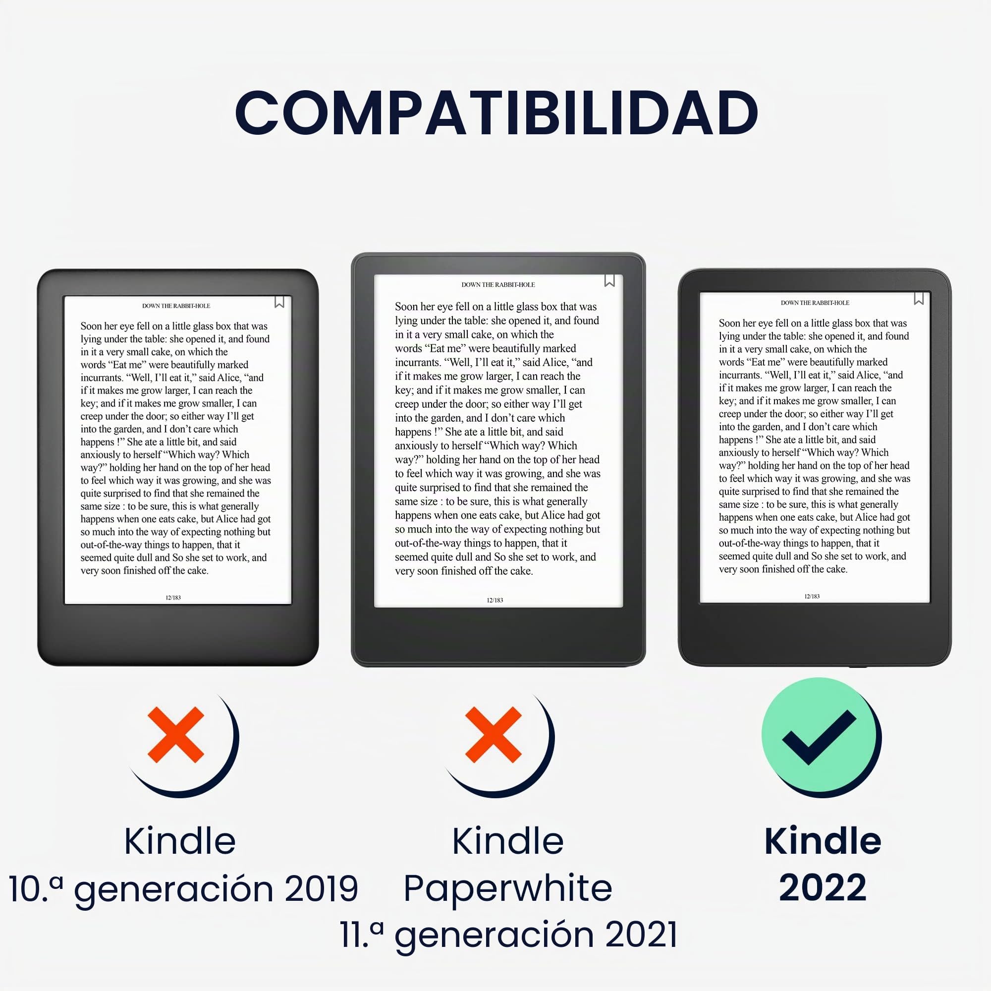 kwmobile Carcasa Compatible con Amazon Kindle (2022/2024) Funda - Funda con Tapa y Cierre magnético de Cuero sintético - Flores Amarillas