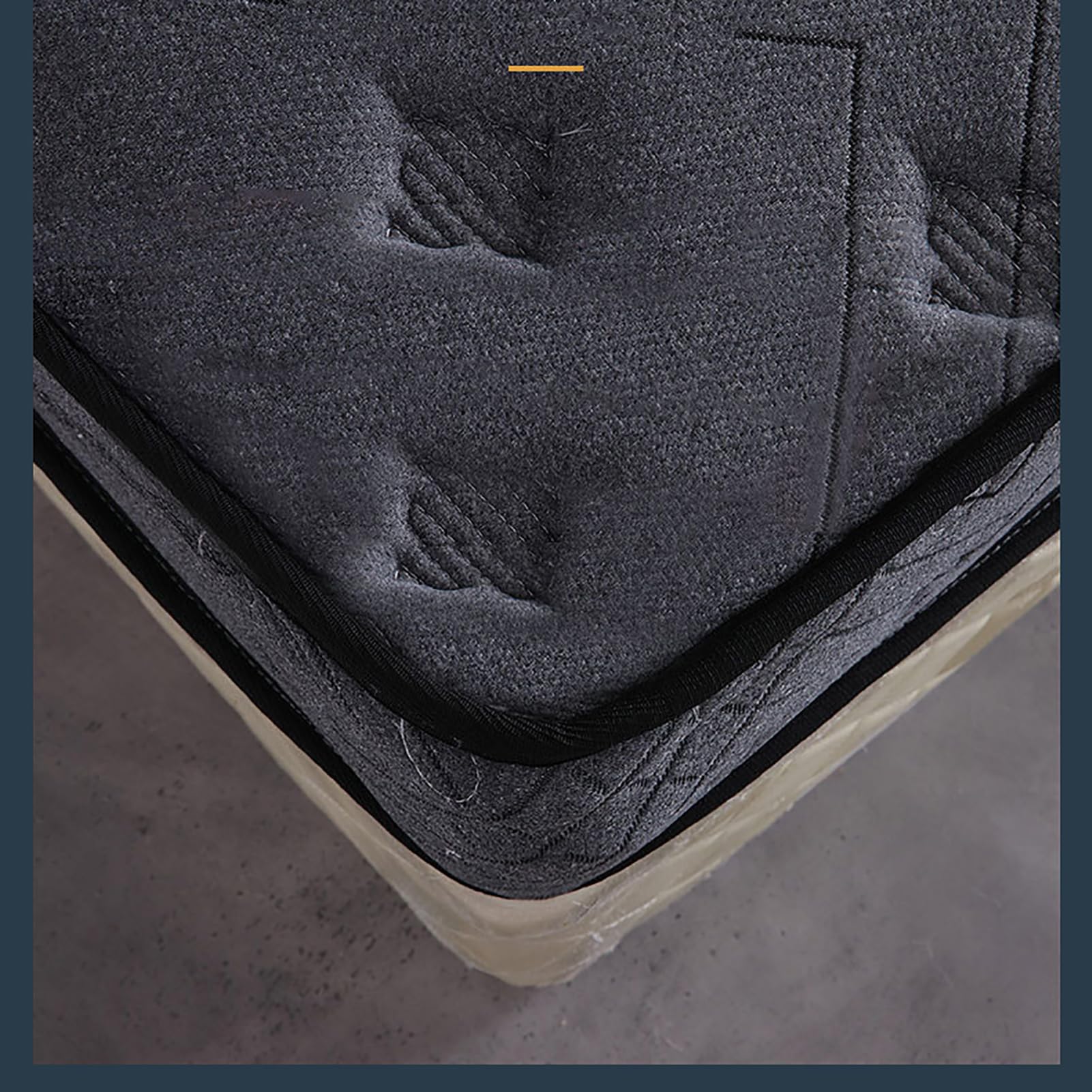 Generic Materac Hybrydowy Materac Kieszonkowy Piankowy Materac Memory Foam Wytrzymały i Przyjazny dla skóry Materac w Pudełku, Materac Komfortowy Średnio Twardy,20cm,120x200cm