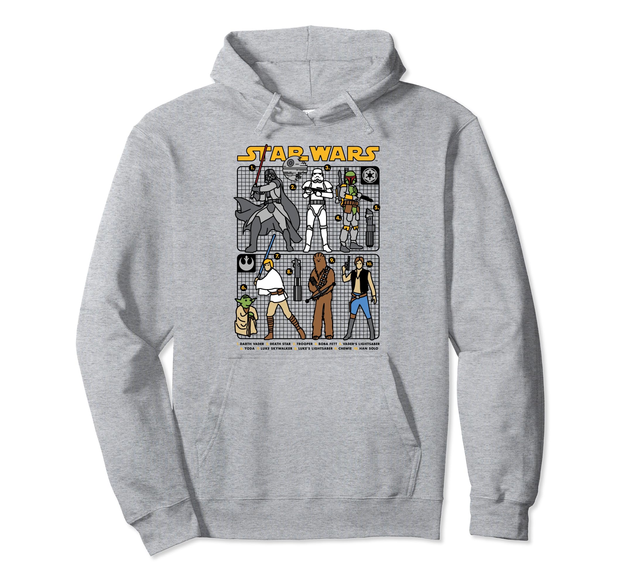 Pull Star Wars Group Character pour vos soirées cinéma confort