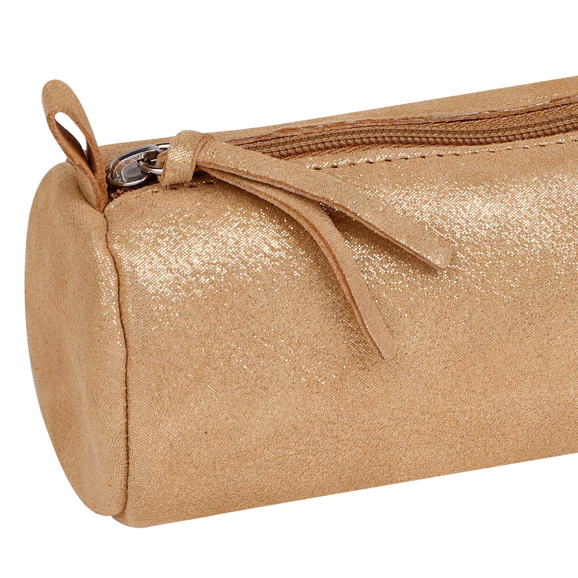 400001C - Petite Trousse Slim Cuirisé 4X2,5X19,5 Cm En Véritable Cuir