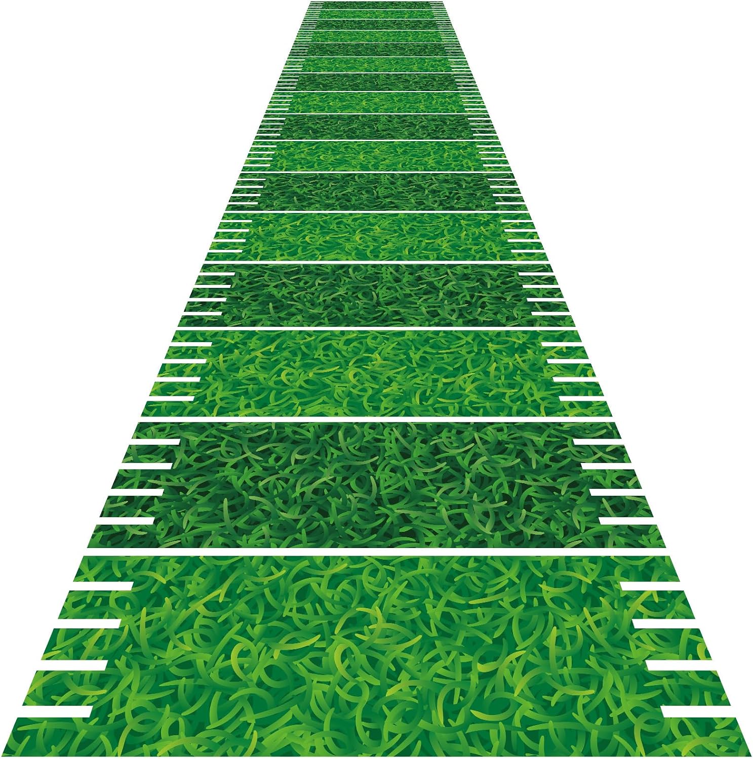 Football Party Supplies 32 ft Football Party Field Aisle Runners Rugby Touchdown Floor Runners for Game Day Birthday Decoration Home Table Decor
