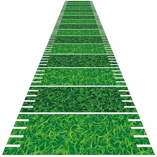 Football Party Supplies 32 ft Football Party Field Aisle Runners
